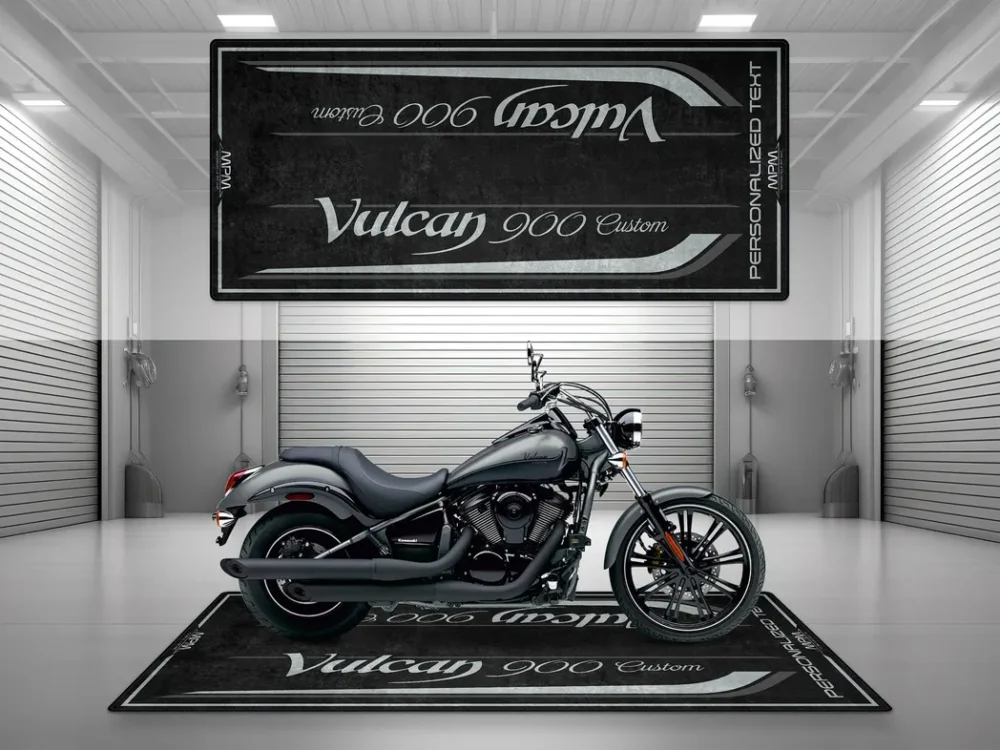 Freedom Ride Motorcycles Floor Mat, Custom Motorcycle Parking Mat CAR493101225570 - Image 3