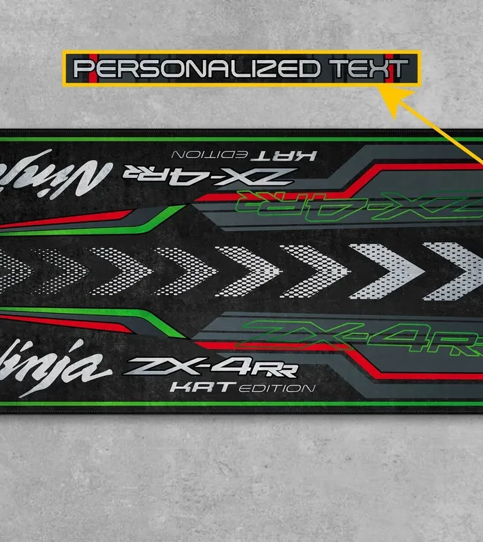 Track Bike Motorcycles Floor Mat, Personalized Biker Garage Accessory CAR493101225571