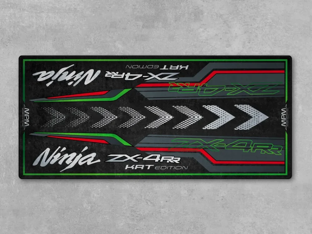 Track Bike Motorcycles Floor Mat, Personalized Biker Garage Accessory CAR493101225571 - Image 5