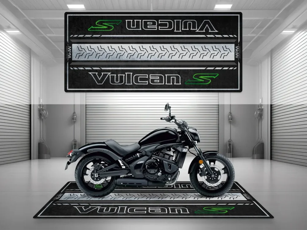 Adventure Bike Motorcycles Floor Mat, Premium Pit Mat for Riders CAR493101225572 - Image 2