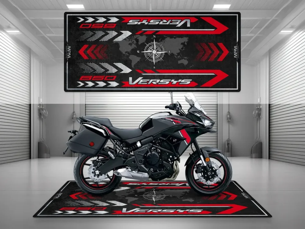 Speed Machine Motorcycles Floor Mat, Durable Non-Slip Rider Mat CAR493101225575 - Image 2