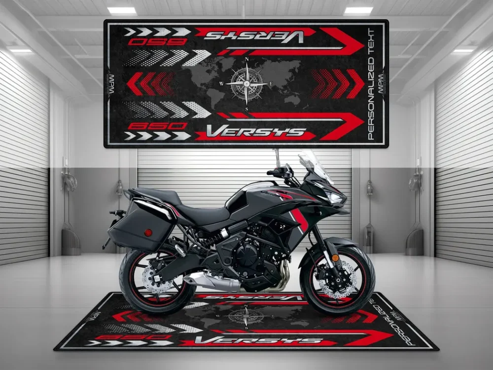 Speed Machine Motorcycles Floor Mat, Durable Non-Slip Rider Mat CAR493101225575 - Image 3