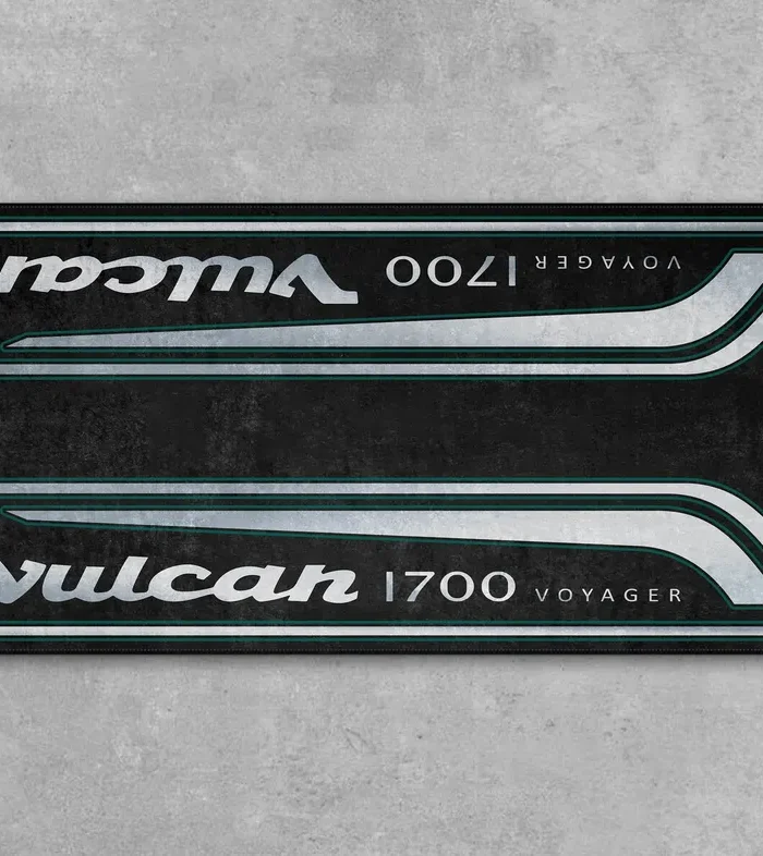 Street Cruiser Motorcycles Floor Mat, Personalized Pit Mat for Bikers CAR493101225578