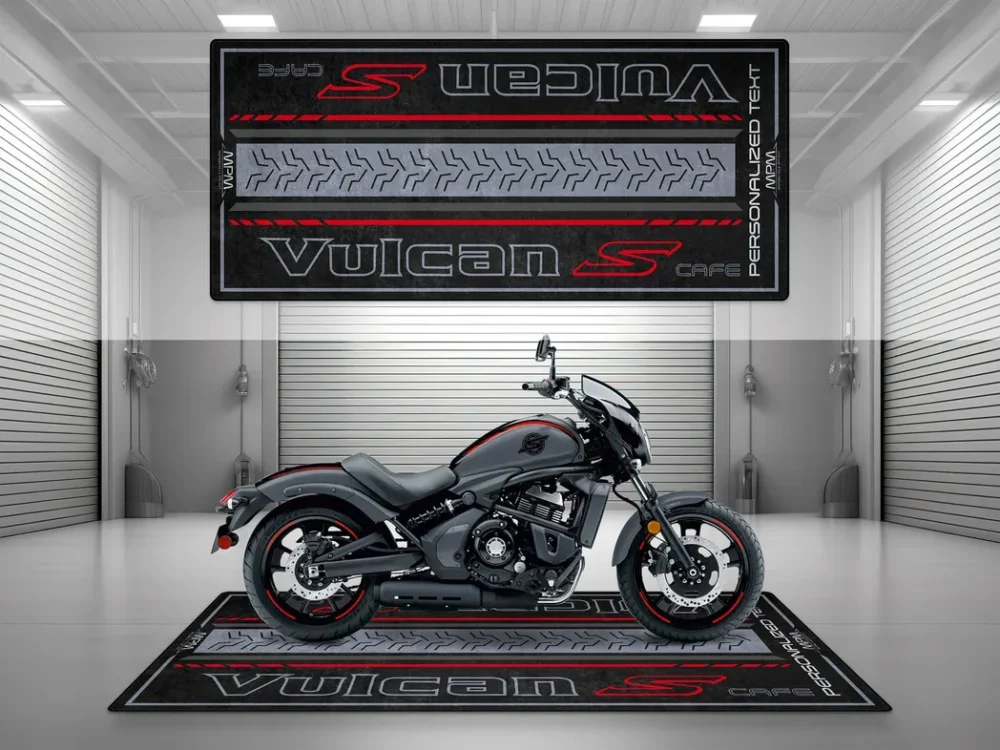 Race Machine Motorcycles Floor Mat, Personalized Garage Floor Protection CAR493101225580 - Image 3