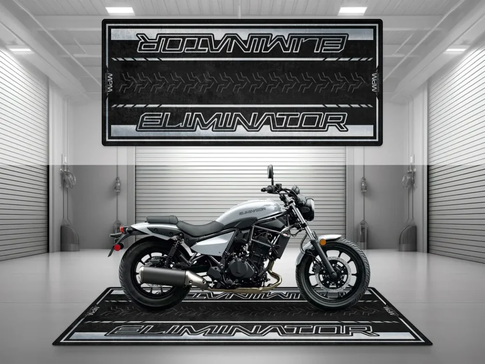 Street Racer Motorcycles Floor Mat, Premium Motorcycle Garage Mat CAR493101225582 - Image 2