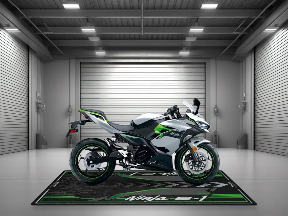 Speed Beast Motorcycles Floor Mat, Personalized Biker Pit Mat CAR493101225583 - Image 4