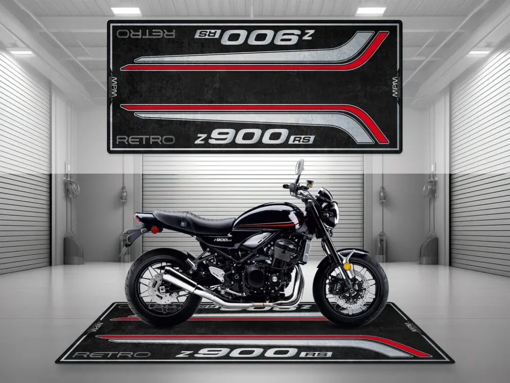 Performance Ride Motorcycles Floor Mat, Heavy-Duty Motorcycle Floor Mat CAR493101225584 - Image 2