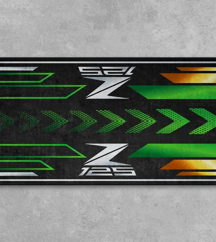 Garage Ride Motorcycles Floor Mat, Custom Biker Garage Display Mat CAR493101225588