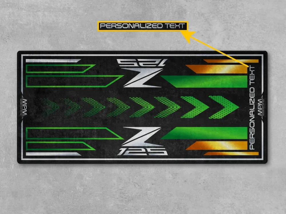 Garage Ride Motorcycles Floor Mat, Custom Biker Garage Display Mat CAR493101225588 - Image 4