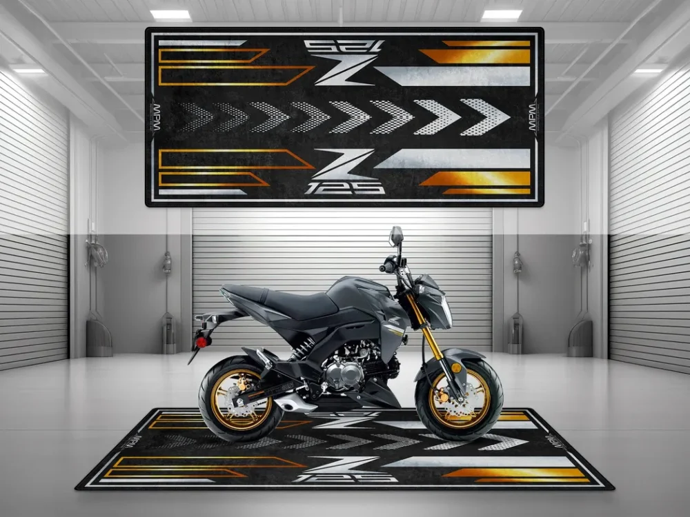 Garage Ride Motorcycles Floor Mat, Custom Biker Garage Display Mat CAR493101225588 - Image 7