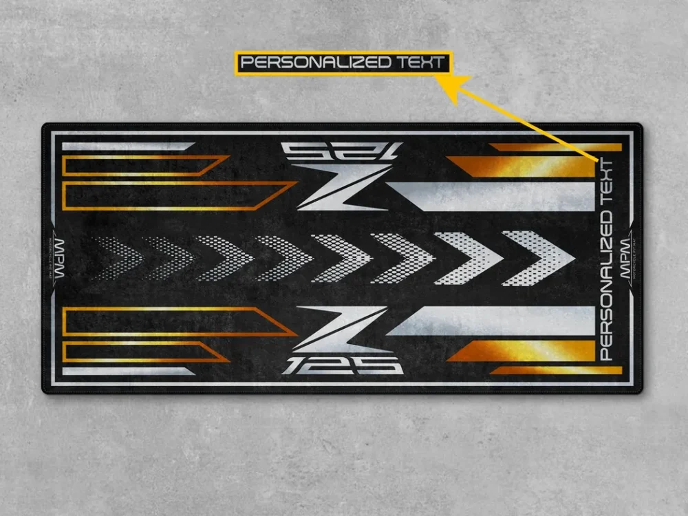 Garage Ride Motorcycles Floor Mat, Custom Biker Garage Display Mat CAR493101225588 - Image 9