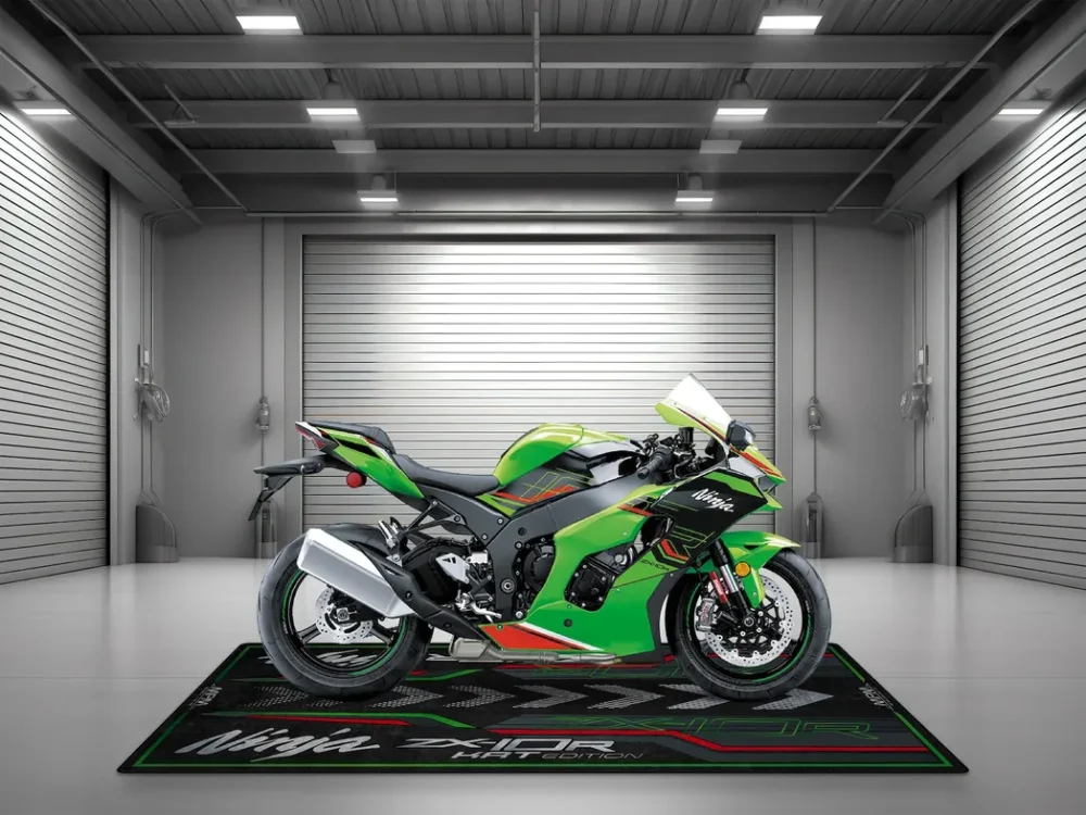 Hand-Built Machine Motorcycles Floor Mat, Personalized Garage Floor Decor CAR493101225589 - Image 4