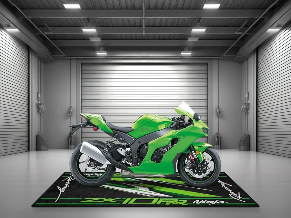 Garage Project Bike Motorcycles Floor Mat, Custom Rider Garage Mat CAR493101225591 - Image 4