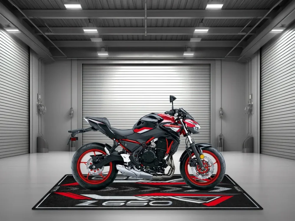 Workshop Ride Motorcycles Floor Mat, Washable Motorcycle Floor Pad CAR493101225592 - Image 3