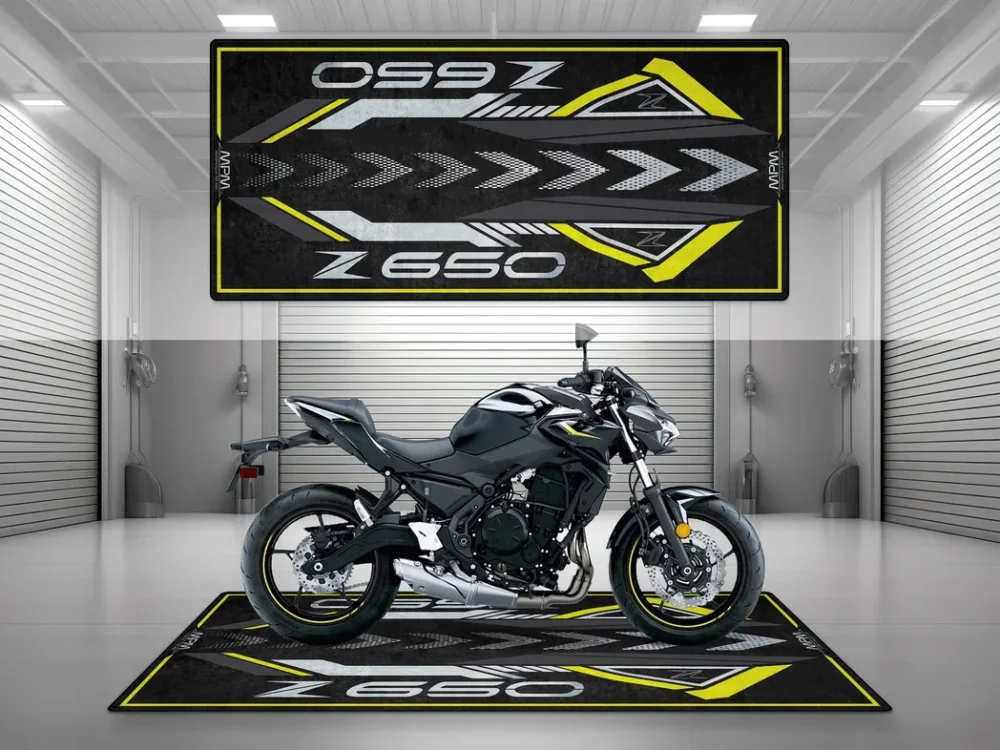 Workshop Ride Motorcycles Floor Mat, Washable Motorcycle Floor Pad CAR493101225592 - Image 5