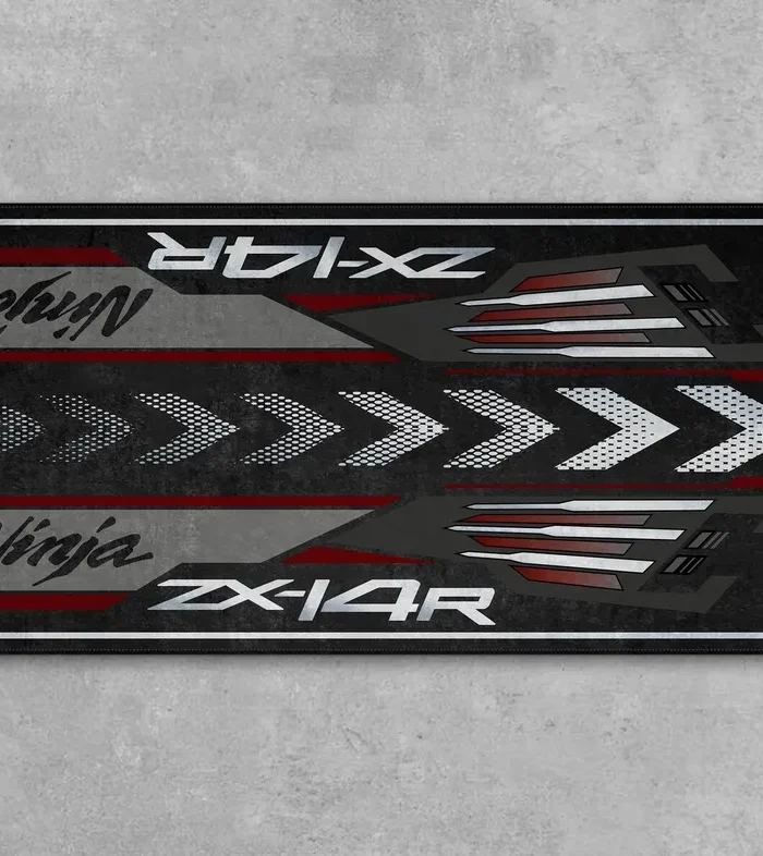 Retro Build Motorcycles Floor Mat, Non-Slip Garage Mat for Riders CAR493101225593