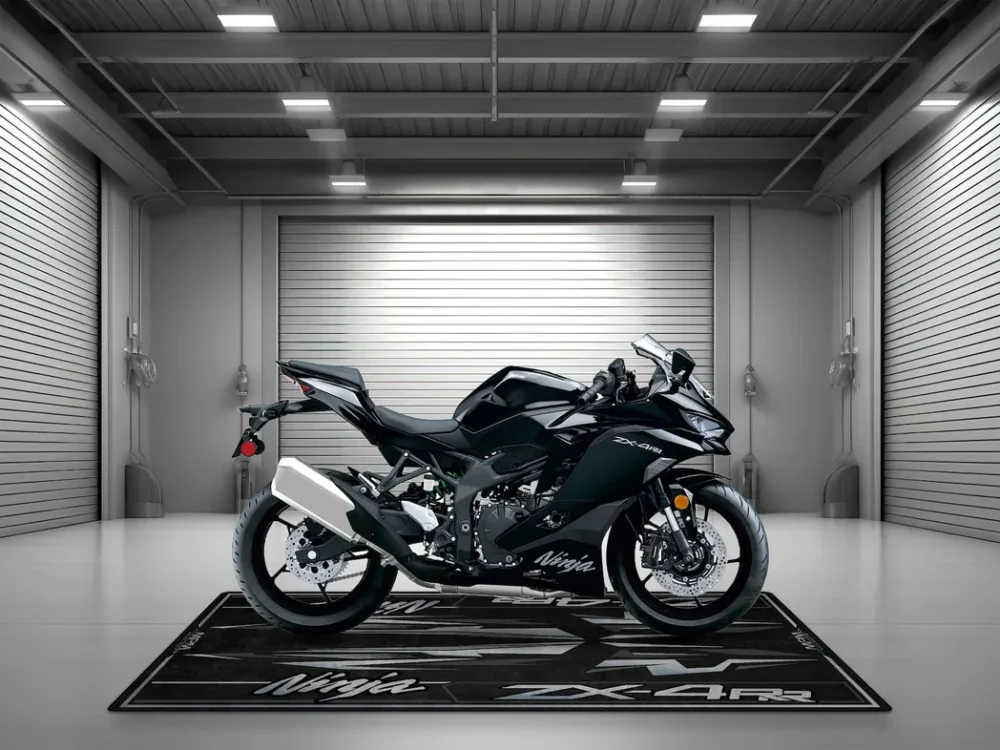 Street-Tuned Bike Motorcycles Floor Mat, Personalized Biker Garage Accessory CAR493101225595 - Image 4