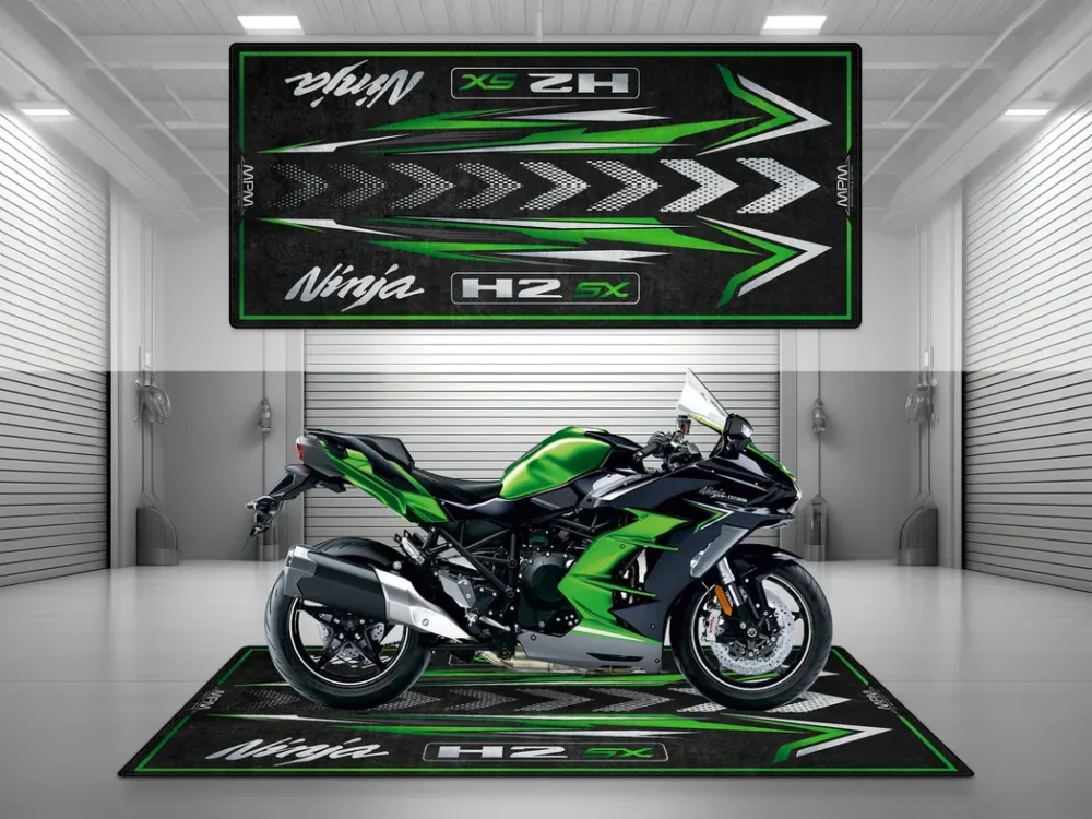 Freedom Ride Motorcycles Floor Mat, Motorcycle Garage Protection Pad CAR493101225597 - Image 2