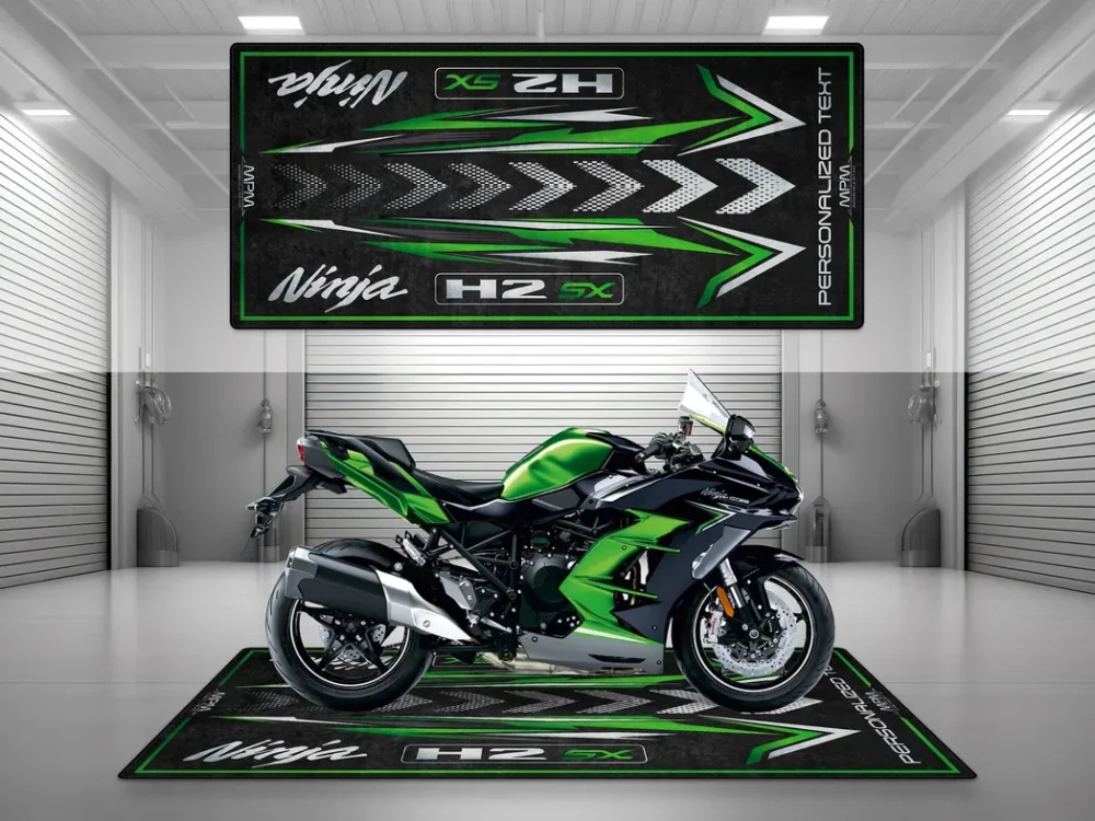 Freedom Ride Motorcycles Floor Mat, Motorcycle Garage Protection Pad CAR493101225597 - Image 3