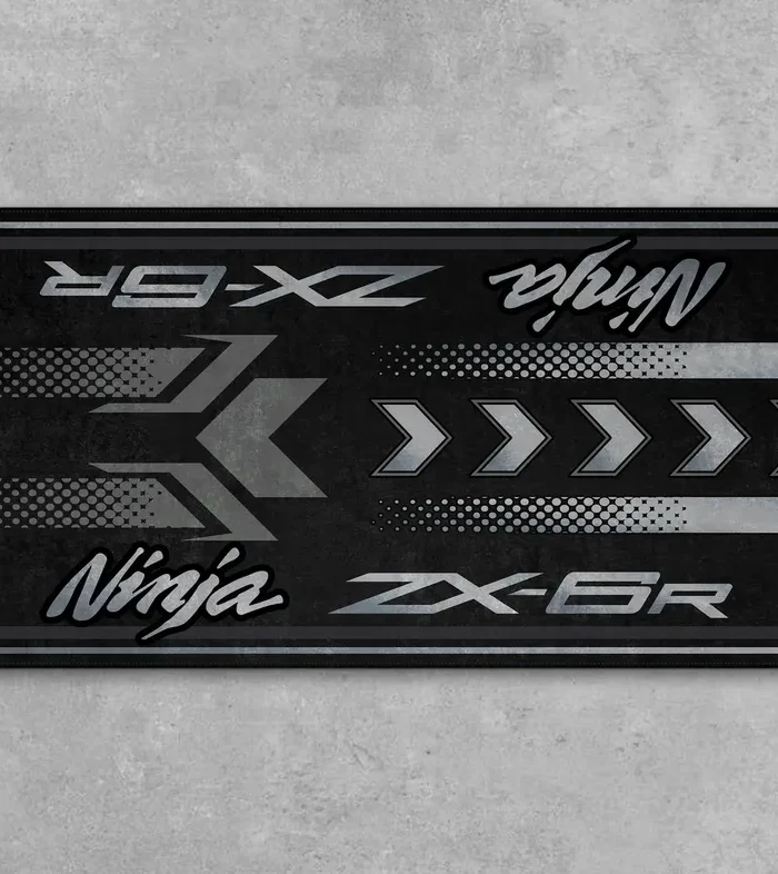 Touring Machine Motorcycles Floor Mat, Custom Motorcycle Floor Display Mat CAR493101225598
