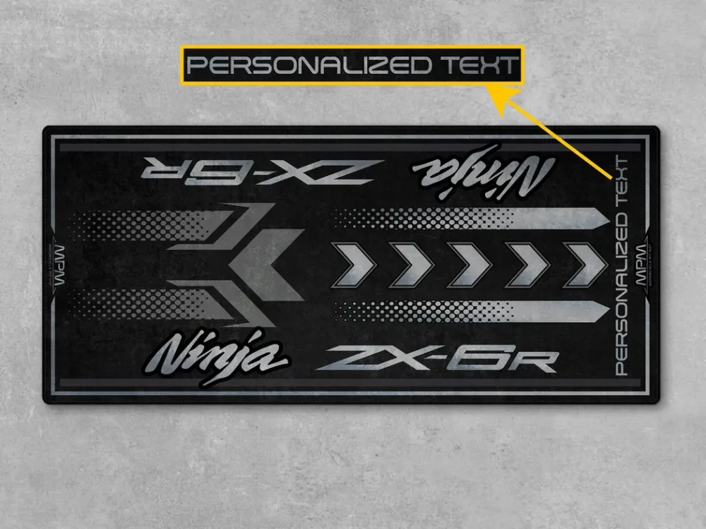Touring Machine Motorcycles Floor Mat, Custom Motorcycle Floor Display Mat CAR493101225598 - Image 4