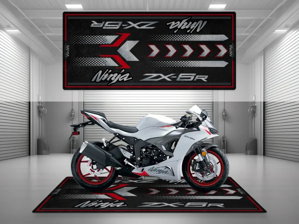 Touring Machine Motorcycles Floor Mat, Custom Motorcycle Floor Display Mat CAR493101225598 - Image 5
