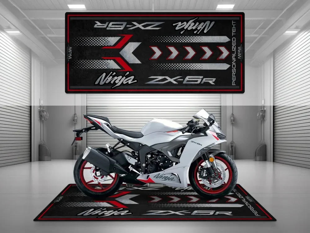 Touring Machine Motorcycles Floor Mat, Custom Motorcycle Floor Display Mat CAR493101225598 - Image 6