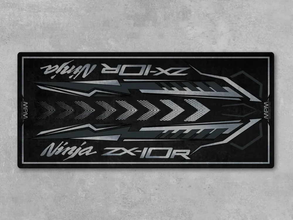 Everyday Rider Motorcycles Floor Mat, Personalized Garage Floor Protection CAR493101225604