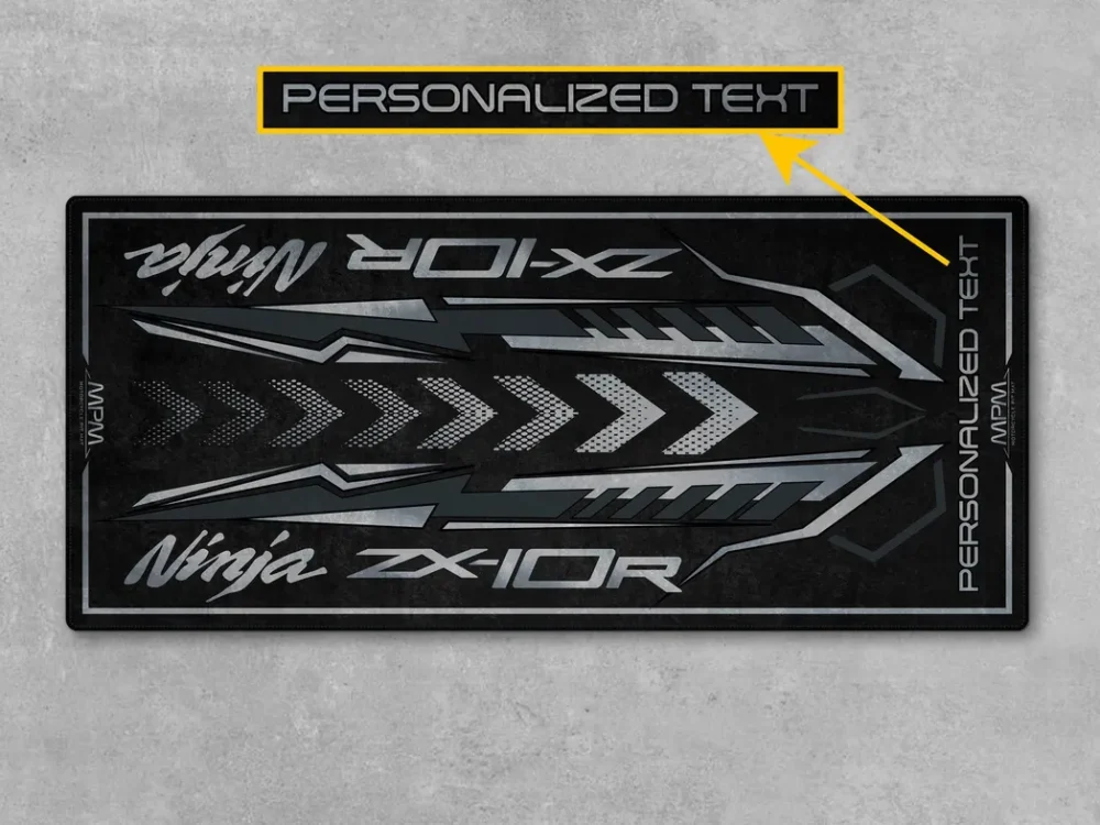 Everyday Rider Motorcycles Floor Mat, Personalized Garage Floor Protection CAR493101225604 - Image 5