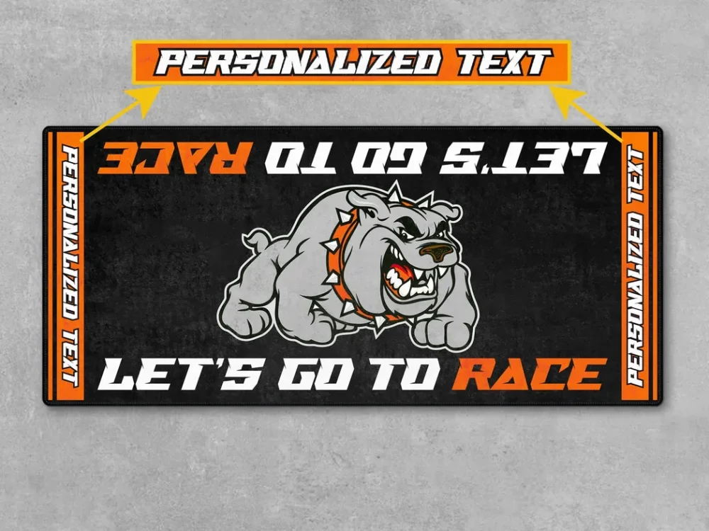 Street Racer Motorcycles Floor Mat, Personalized Biker Pit Mat CAR493101225607 - Image 5