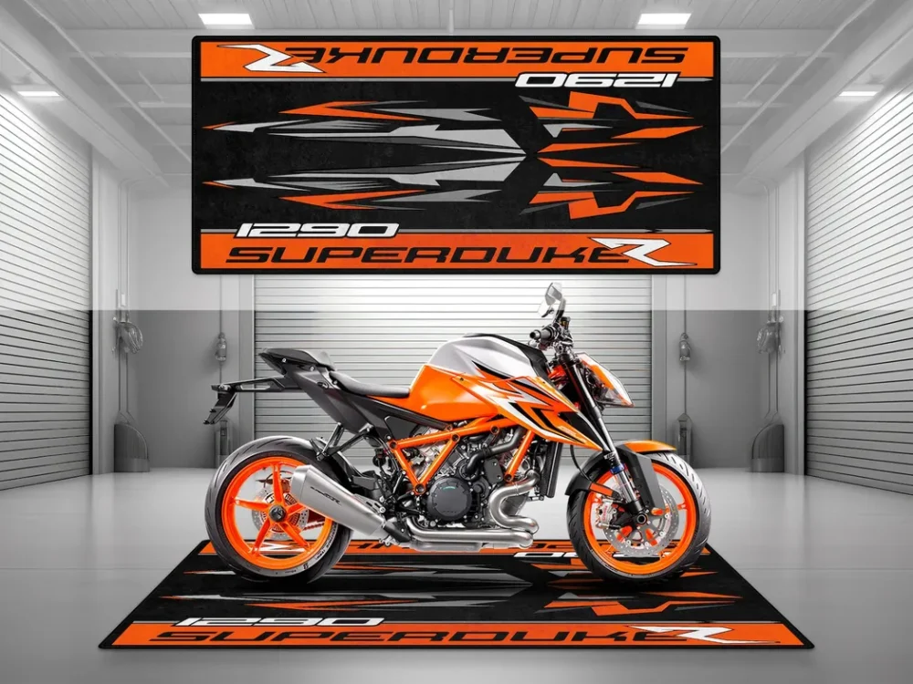 Speed Beast Motorcycles Floor Mat, Heavy-Duty Motorcycle Floor Mat CAR493101225608 - Image 2