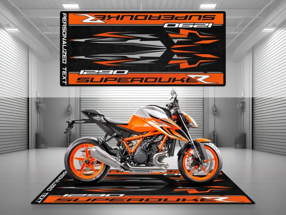Speed Beast Motorcycles Floor Mat, Heavy-Duty Motorcycle Floor Mat CAR493101225608 - Image 3