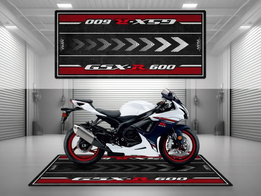 Street Build Motorcycles Floor Mat, Custom Rider Garage Mat CAR493101225615 - Image 3