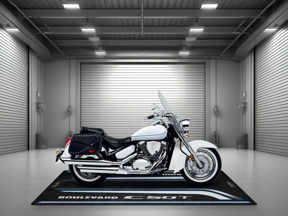 Garage Project Bike Motorcycles Floor Mat, Washable Motorcycle Floor Pad CAR493101225616 - Image 4