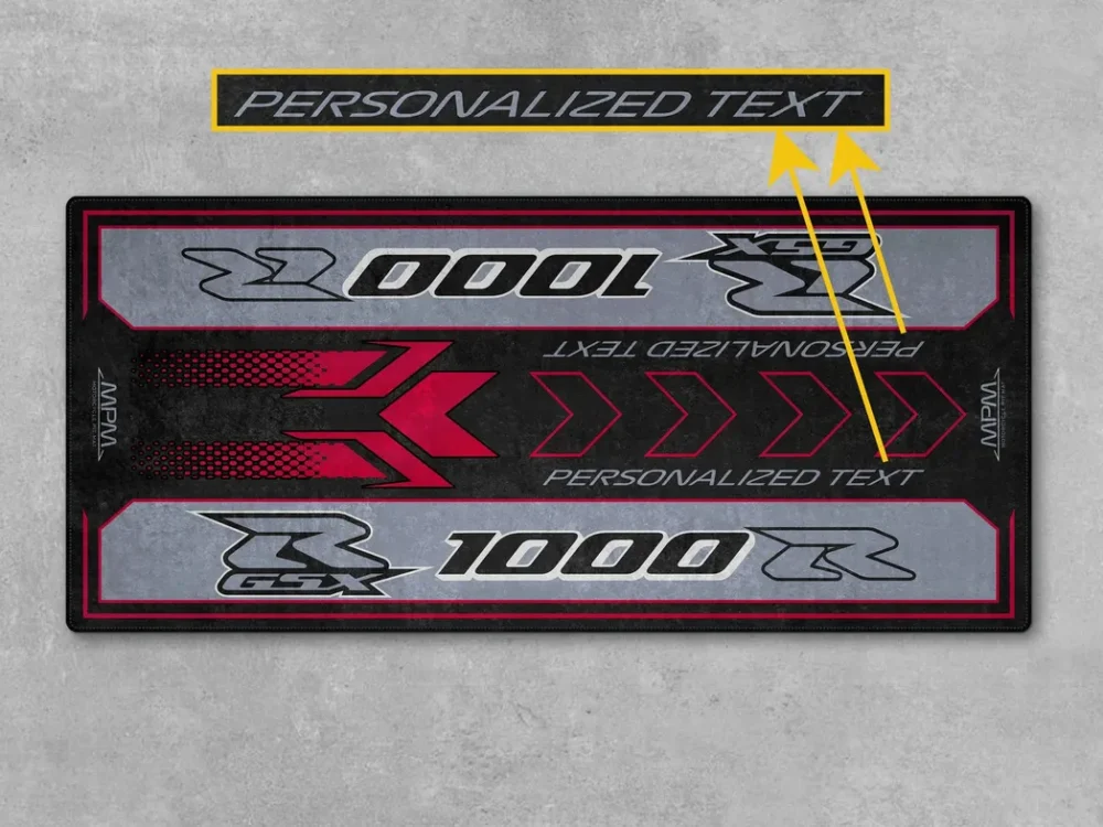 Workshop Ride Motorcycles Floor Mat, Non-Slip Garage Mat for Riders CAR493101225617 - Image 4
