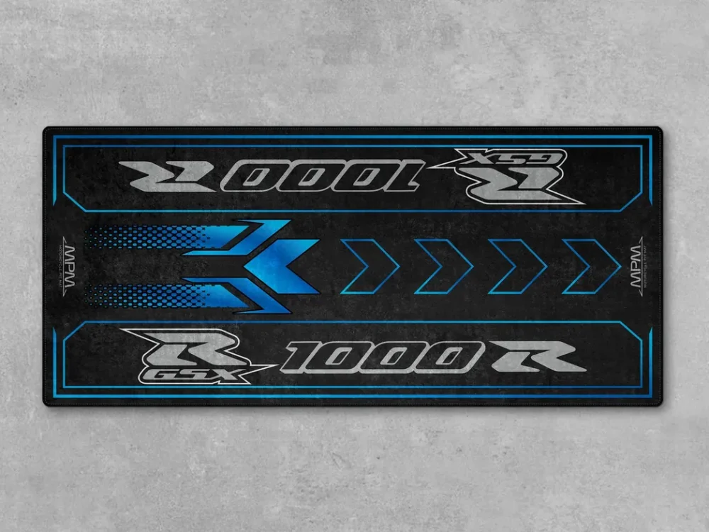 Workshop Ride Motorcycles Floor Mat, Non-Slip Garage Mat for Riders CAR493101225617 - Image 5