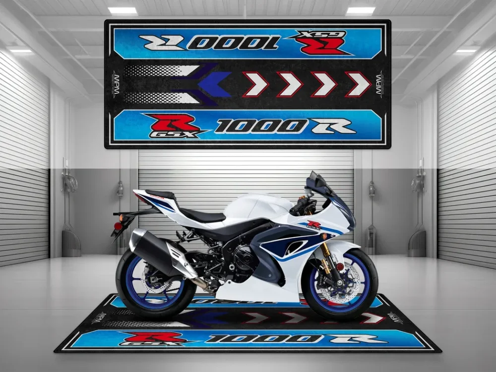 Workshop Ride Motorcycles Floor Mat, Non-Slip Garage Mat for Riders CAR493101225617 - Image 7