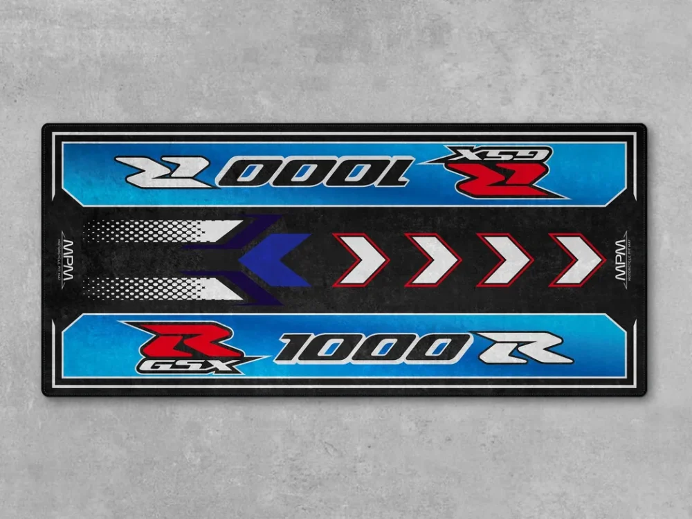 Workshop Ride Motorcycles Floor Mat, Non-Slip Garage Mat for Riders CAR493101225617 - Image 8