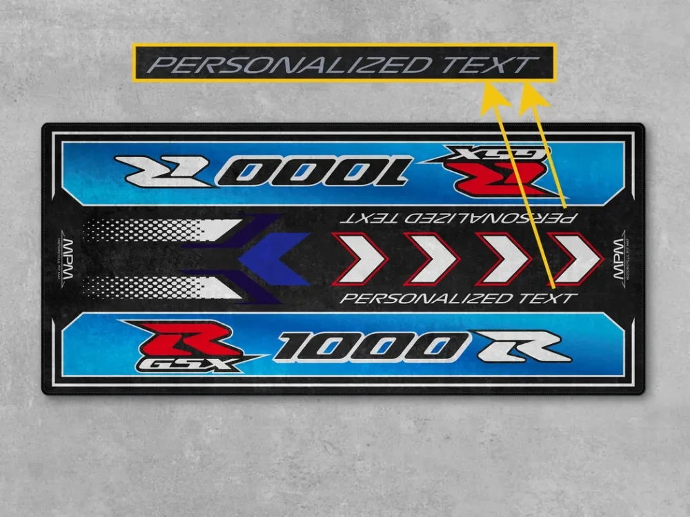Workshop Ride Motorcycles Floor Mat, Non-Slip Garage Mat for Riders CAR493101225617 - Image 9
