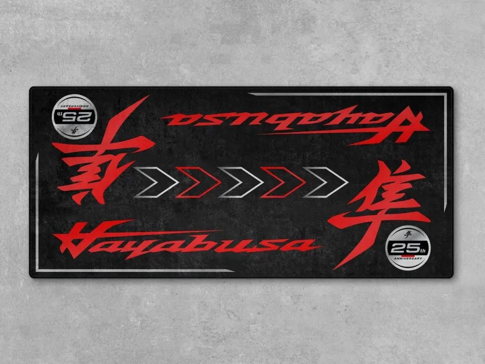 Street-Tuned Bike Motorcycles Floor Mat, Premium Pit Mat for Riders CAR493101225620