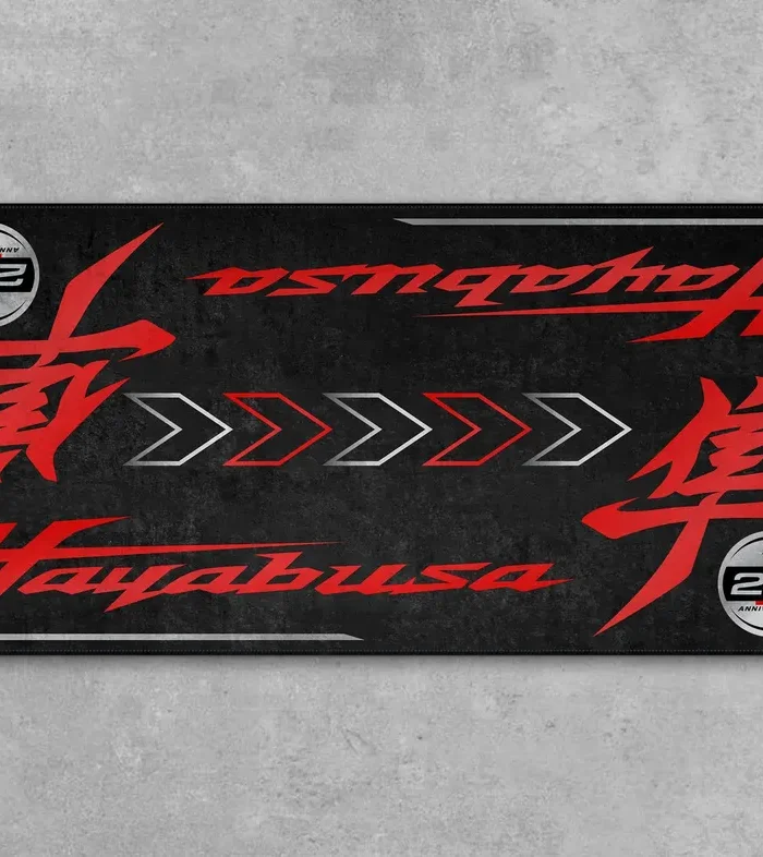 Street-Tuned Bike Motorcycles Floor Mat, Premium Pit Mat for Riders CAR493101225620