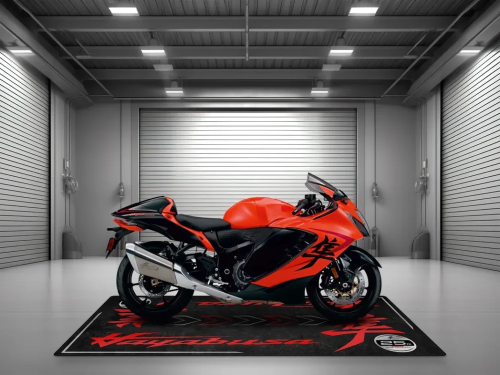 Street-Tuned Bike Motorcycles Floor Mat, Premium Pit Mat for Riders CAR493101225620 - Image 4