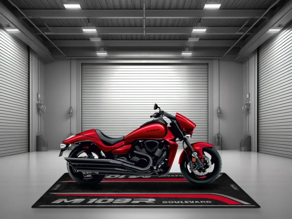 Open-Road Cruiser Motorcycles Floor Mat, Motorcycle Garage Protection Pad CAR493101225621 - Image 4