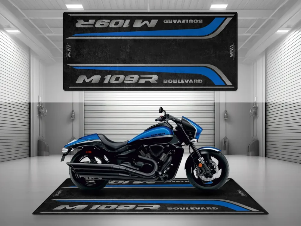 Open-Road Cruiser Motorcycles Floor Mat, Motorcycle Garage Protection Pad CAR493101225621 - Image 6