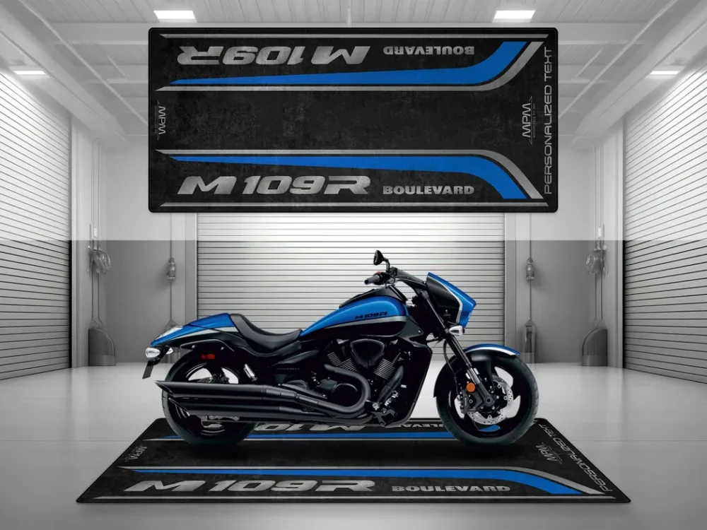 Open-Road Cruiser Motorcycles Floor Mat, Motorcycle Garage Protection Pad CAR493101225621 - Image 7