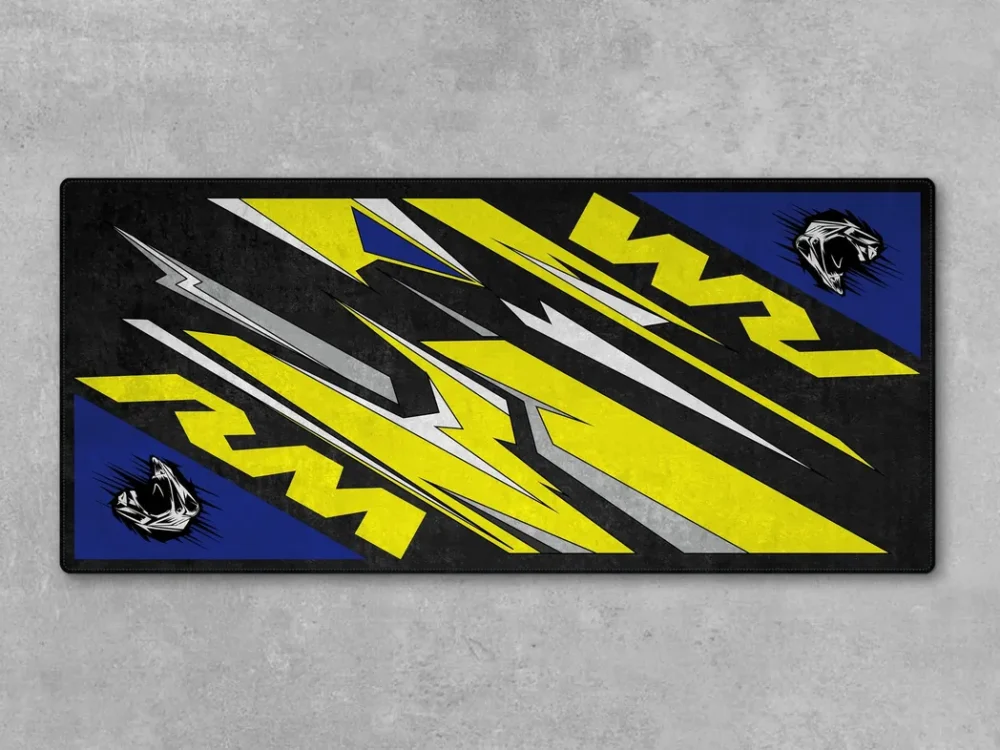 Weekend Rider Motorcycles Floor Mat, Custom Garage Decor for Motorheads CAR493101225624