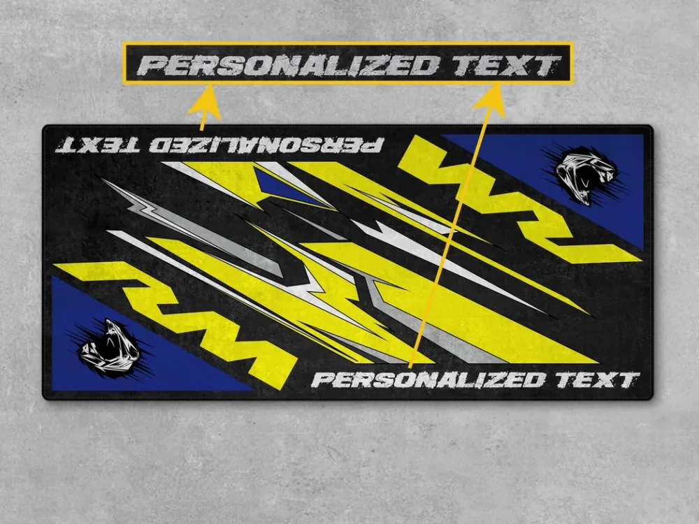 Weekend Rider Motorcycles Floor Mat, Custom Garage Decor for Motorheads CAR493101225624 - Image 5