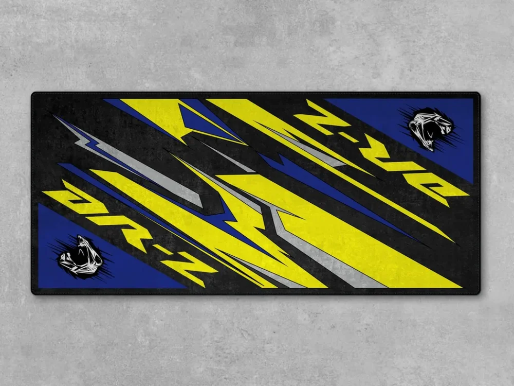 Highway Cruiser Motorcycles Floor Mat, Personalized Pit Mat for Bikers CAR493101225626