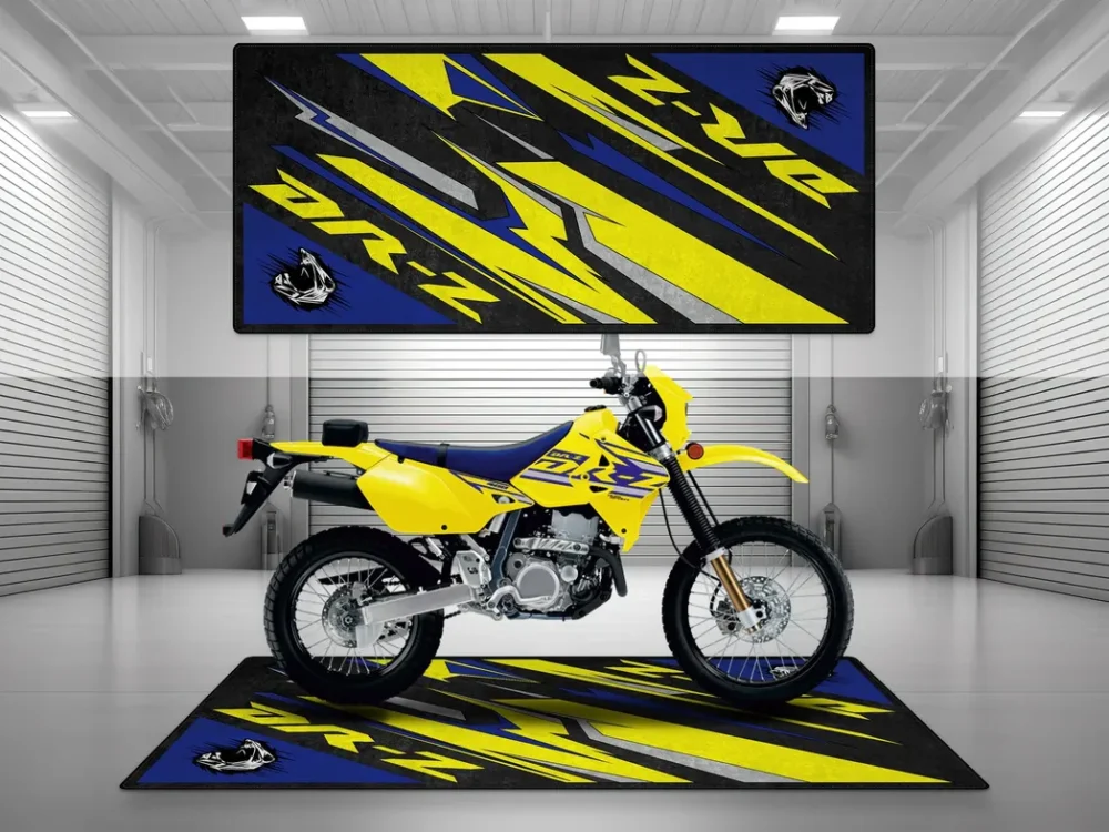 Highway Cruiser Motorcycles Floor Mat, Personalized Pit Mat for Bikers CAR493101225626 - Image 2