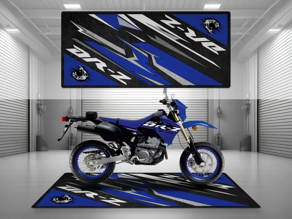 Highway Cruiser Motorcycles Floor Mat, Personalized Pit Mat for Bikers CAR493101225626 - Image 3